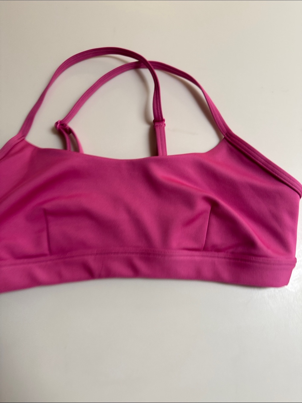 ALO Yoga Hot Pink Strappy Sports Bra
